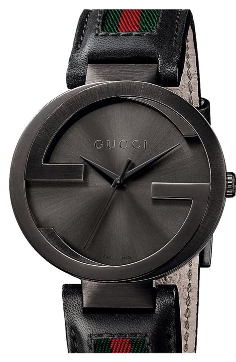 gucci interlocking g watch mens|gucci g timeless watch.